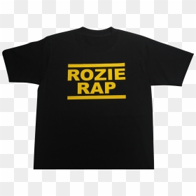Rozie Rap Men’s Star War’s Black/yellow Tshirt - Active Shirt, HD Png Download - royal purple logo png
