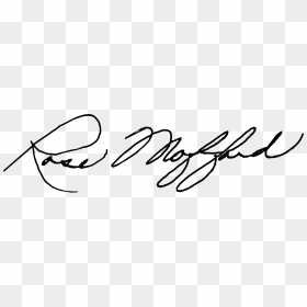 Rose Mofford Signature - Signature Free Png, Transparent Png - fake signature png