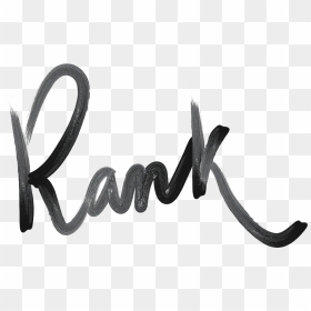 Rank - Calligraphy, HD Png Download - jay park png