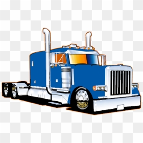 Trucking Vector 10 Wheeler Truck Clip Art Free Download - Peterbilt Trucks Png, Transparent Png - trucking png
