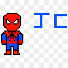 Pixel Art Spiderman, HD Png Download - spooderman png