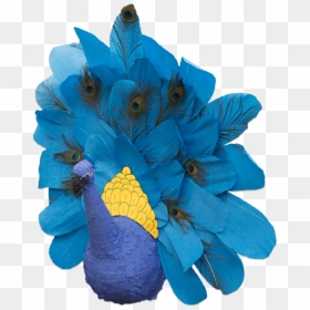 Custom Peacock Pinata Break Free Pinatas - Headpiece, HD Png Download - peacock png file