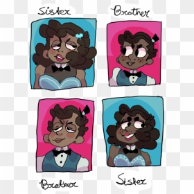 Brother,sister - Sister Brother - Cartoon, HD Png Download - brother sister png