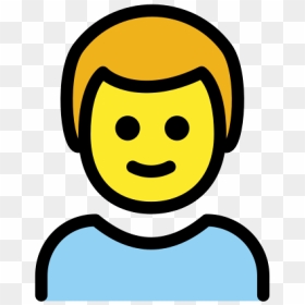 Blond, HD Png Download - boy emoji png