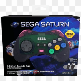 Retro-bit Sega Saturn 8 Button - Retro Bit Saturn, HD Png Download - sega saturn png