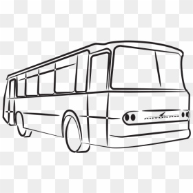 Bus Sketch, HD Png Download - autobus png
