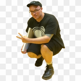 Sitting, HD Png Download - anthony fantano png
