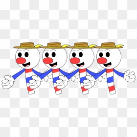 Svg Free Stock Cuphead Barbershop By Prince - Barbershop Quartet Clipart, HD Png Download - ghast png