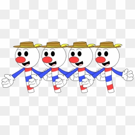 Svg Free Stock Cuphead Barbershop By Prince - Barbershop Quartet Clipart, HD Png Download - ghast png