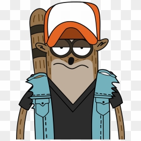 Hipster Rigby By Kol98 Clipart , Png Download - Cool Rigby Regular Show, Transparent Png - rigby png