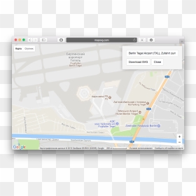 Screenshot, HD Png Download - google map image png