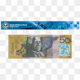 50 Dollar Note Australia, HD Png Download - fake signature png