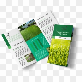 Lawn Mowing Brochure Template Preview, HD Png Download - lawn care png
