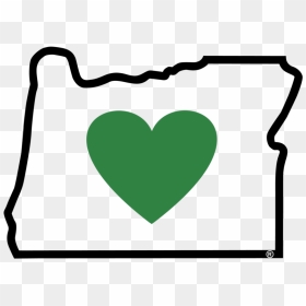State Or Oregon Outline, HD Png Download - oregon state png