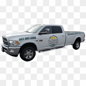 Sloans Lawncare Work Truck - Ford F-series, HD Png Download - lawn care png