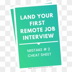 Cheat Sheet Cover - Poster, HD Png Download - job interview png
