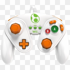 Wired Fight Pad Yoshi - Yoshi Gamecube Controller For Wii U, HD Png Download - wii controller png