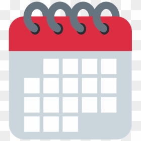 Spiral Calendar Emoji Clipart - Calendar Emoji, HD Png Download - calendar design png