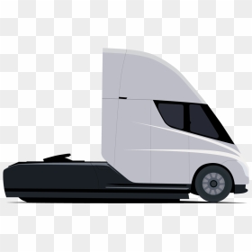 Tesla Semi Truck - Tesla Semi Png, Transparent Png - semi png