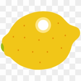 Lemon Fruit Food Clipart - Circle, HD Png Download - lemon fruit png