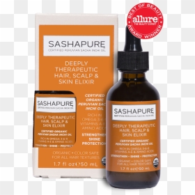 Sashapure Certified Peruvian Sacha Inchi Oil, HD Png Download - hair textures png