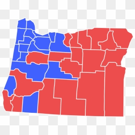 Atiyeh Oregon Voting By District, HD Png Download - oregon state png