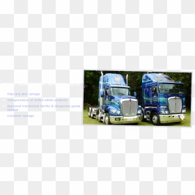 Slide1 - Trailer Truck, HD Png Download - trucking png