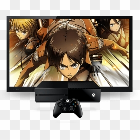 Attack On Titan - De Attack Of Titan, HD Png Download - funimation logo png
