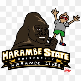 Edward Gallivan/staff Illustrator - Illustration, HD Png Download - harambe.png