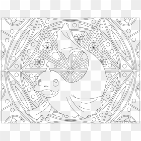 Dewgong Pokemon - Coloring Pages Pokemon Mandala, HD Png Download - dewgong png