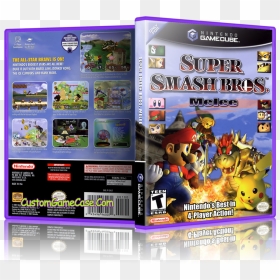 Super Smash Bros Melee Front Cover Case - Super Smash Bros Ultimate Vs Melee, HD Png Download - super smash bros melee png