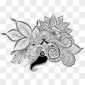 Transparent Mandala Design Png - Mandala Svg Free Download, Png Download - white flower design png