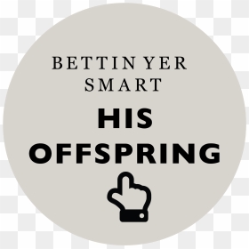 Link To Bettin Yer Smart Offspring - Circle, HD Png Download - black web button png