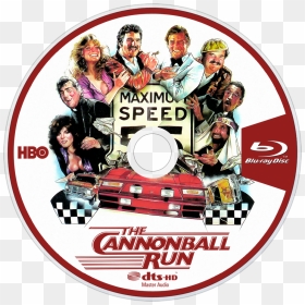 The Cannonball Run Bluray Disc Image - Cannonball Run Movie Poster, HD Png Download - cannon ball png
