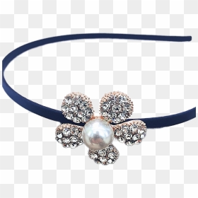 Hairband Crystal Flower - Insect, HD Png Download - flower hair band png