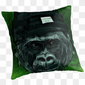 Cushion, HD Png Download - harambe.png