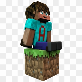 Minecraft Grass Block, HD Png Download - minecraft grass png