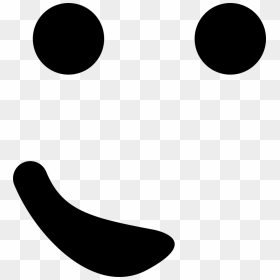 Emoticon Face With The Mouth At One Side Like A Small - Side Smile Png, Transparent Png - side face png