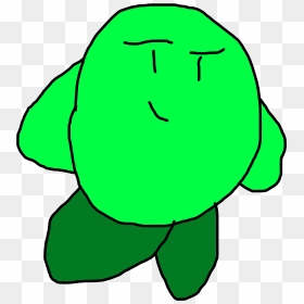 Green Kirby Transparent, HD Png Download - kirby.png