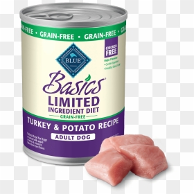 Blue Basics Grain-free Turkey & Potato Recipe Dog Wet, HD Png Download - can food png