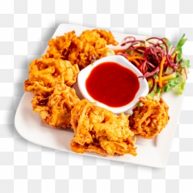 Veggie Pakora - Chicken Pakora Food Png, Transparent Png - veg dishes png