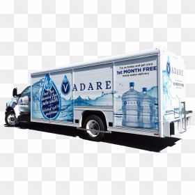 Water Delivery With Vadare H2o Wade S Service Inc - Water Bottle Delivery Truck, HD Png Download - bottle service png