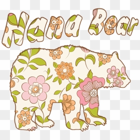 Nana Bear Flower Wallpaper - Repeating Flower Pattern Free, HD Png Download - flower wallpaper png