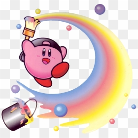 Transparent Paint Clipart Png - Kirby Super Star Artwork, Png Download - kirby.png