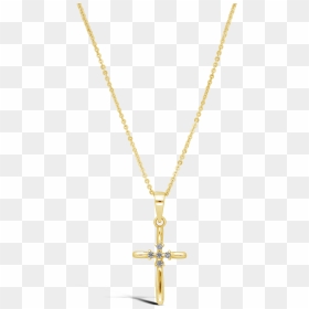 Sydney Evan Ruby Matchstick Charm Necklace , Png Download - Gold Chain Men Cross, Transparent Png - match stick png