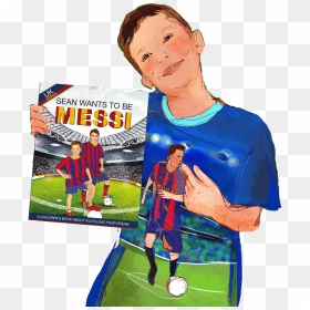 Sean - Kick Up A Soccer Ball, HD Png Download - football player messi png