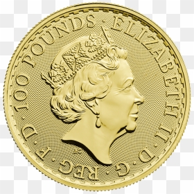 Britannia 2018 Oriental Border 1 Oz Gold Coin - Gold Britannia 2019 1 Oz, HD Png Download - gold coin png image
