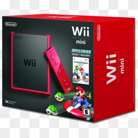 Wii Mini Box - Wii Mini, HD Png Download - mario kart wii png