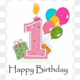 #1st #birthday - First Happy Birthday Kids, HD Png Download - happy 1st birthday text png