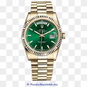 Rolex Day Date Green Dial , Png Download - Rolex Day Date Gold Green, Transparent Png - watch dial png